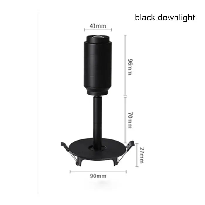 Adjustable Beam LED Ceiling Lamp with Multi-Angle Track Lighting