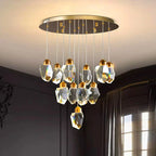 Crystal Chandelier: Luxury Pendant Light for Living and Dining Room