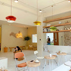 Ceramic Cup Pendant Lights Ceiling Chandeliers Modern Hanging Lamp