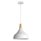 Wood Pendant Lamp: Nordic Macaron LED E27 Industrial Hanging Light for Home Decor