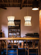 Wabi Sabi Cloth Ceiling Chandelier for Home Decor, Japan Room, Restaurant, and Shop