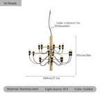 Modern LED Ceiling Chandelier for Luxury Home Decor