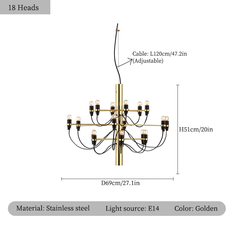 Modern LED Ceiling Chandelier for Luxury Home Decor
