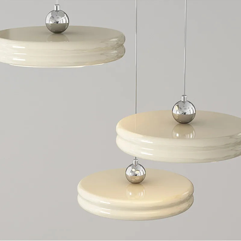 Circular Modern Chandelier Pendant Light Dimmable Indoor Lamp for Dining & Kitchen Island