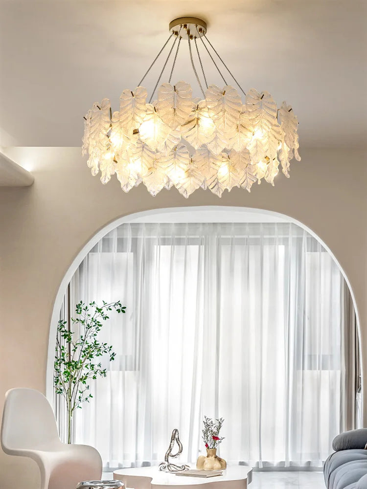 Crystal Chandelier: Elegant Light Luxury Lamp for Living Room, Bedroom, Dining Room & Study