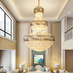 Luxury Crystal Chandelier for Villa Duplex, Hotel Lobby, and Restaurant