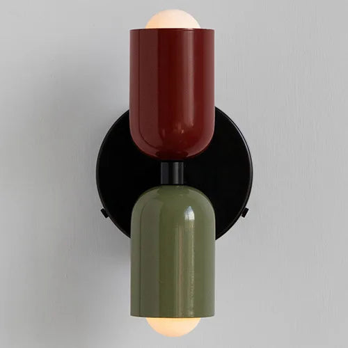 Modern Macaron Colorful Wall Lamp Fixture for Living, Dining, Bedroom & Bedside