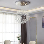 Modern Luxury Crystal LED Ceiling Chandelier Butterfly Light Fixture
