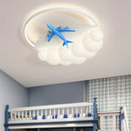 Kids Cloud Airplane Chandelier Ceiling Light for Children's Bedroom