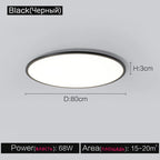 Modern Round LED Ceiling Lamp for Living Room, Bedroom, Dining Room, Balcony, and Corridor