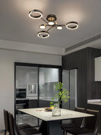 Gold Plated Luxury Chandelier with Remote Control Crystals for Elegant Living & Bedroom Decor