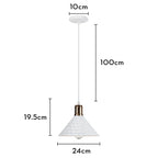 Iron Pendant Light for Dining Room, Kitchen, and Bedroom