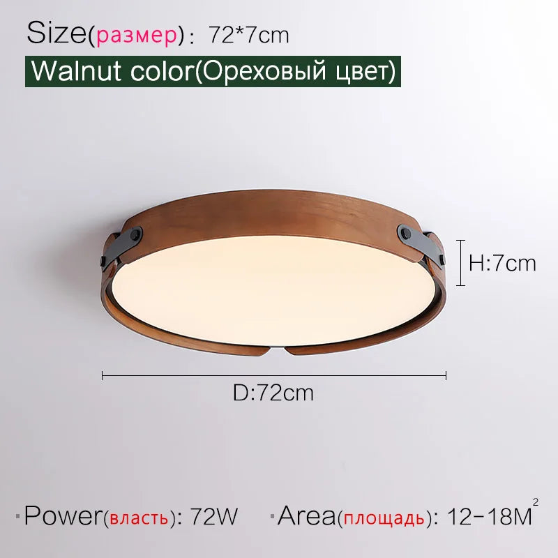 Modern Minimalist Round Ceiling Lights LED Living Room Lamp