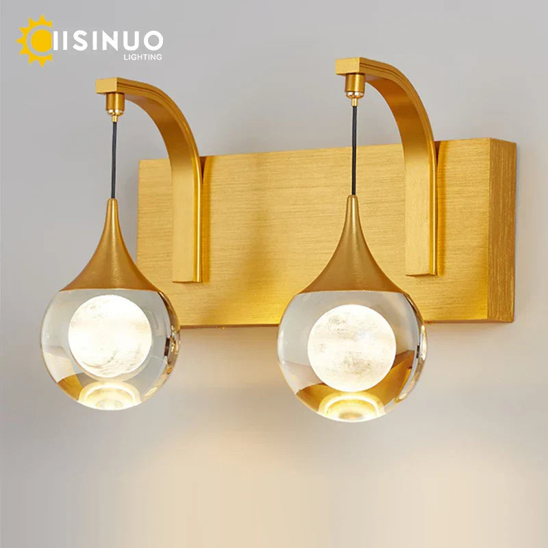 Crystal LED Wall Sconce for Elegant Home Décor