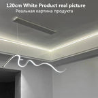 Modern Line Chandelier Pendant Light for Dining Kitchen Bar Décor