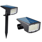 Solar Powered 53LED Spotlight: Adjustable, Waterproof Outdoor Landscape Wall Light