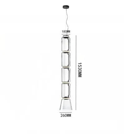 Heavy Glass Modern Chandelier Pendant Lamps for Living Room, Dining Room, and Store