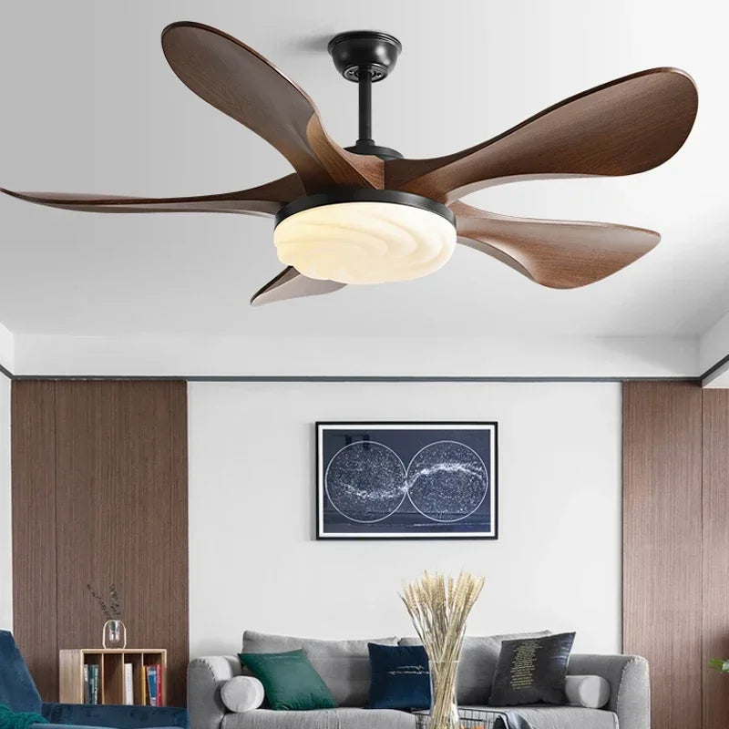 Modern LED Ceiling Fan with Strong Winds and Quiet Mute Operation