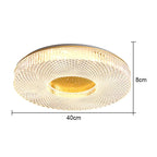 Round Acrylic Ceiling Lamp: Modern Light Luxury for Bedroom & Living Room