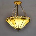 Stained Glass Tiffany Chandelier Pendant Light for Mediterranean Home Decor
