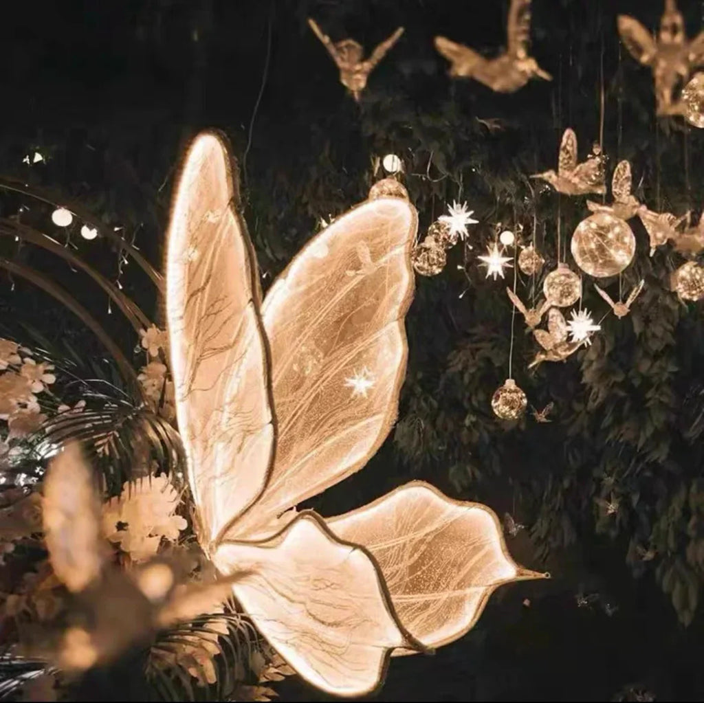 Romantic LED Butterfly Ceiling Lights for Wedding Party Stage Decor