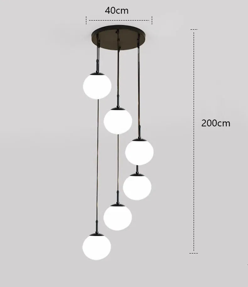 Modern Pendant Light: Indoor LED Chandelier for Dining Room & Home Decor