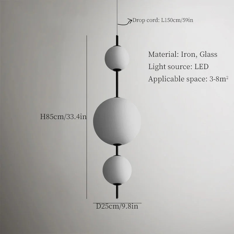 Modern Minimalist Bedside Chandelier for Home Décor