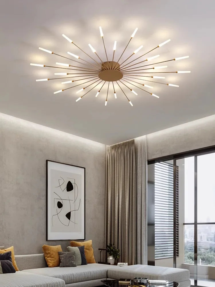 Modern LED Ceiling Chandelier for Home Lighting and Bedroom Luster