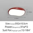 Nordic Ceiling Lights in White, Black, Red: Designer Lighting for Home Decor