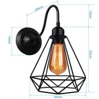 Vintage Cage Guard Wall Sconce Fixture for Modern Indoor Lighting
