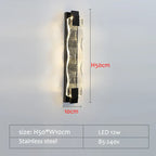 Crystal LED Wall Sconce: Luxury Gold Light Fixture for Home Decor