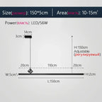 Modern Nordic LED Chandelier for Living Room Dining Study Bar Counter