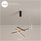 LED Nordic Chandelier: Modern Pendant Light for Living, Dining, and Bedroom