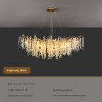 Crystal LED Chandelier: Luxury Pendant Lamp for Home Decor