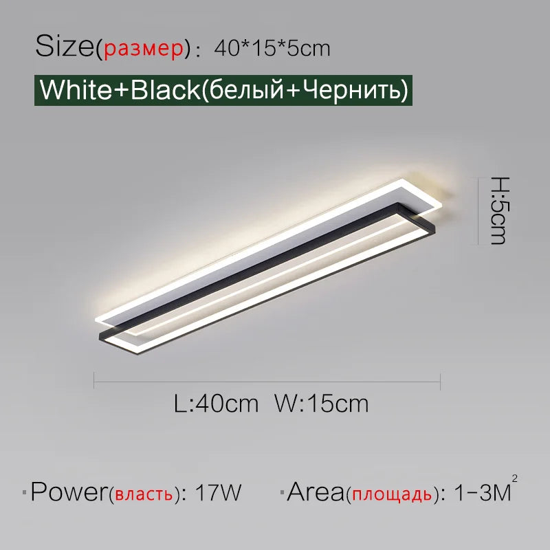 Modern LED Ceiling Light for Aisle, Corridor, Entry, Porch, Balcony, Cloakroom