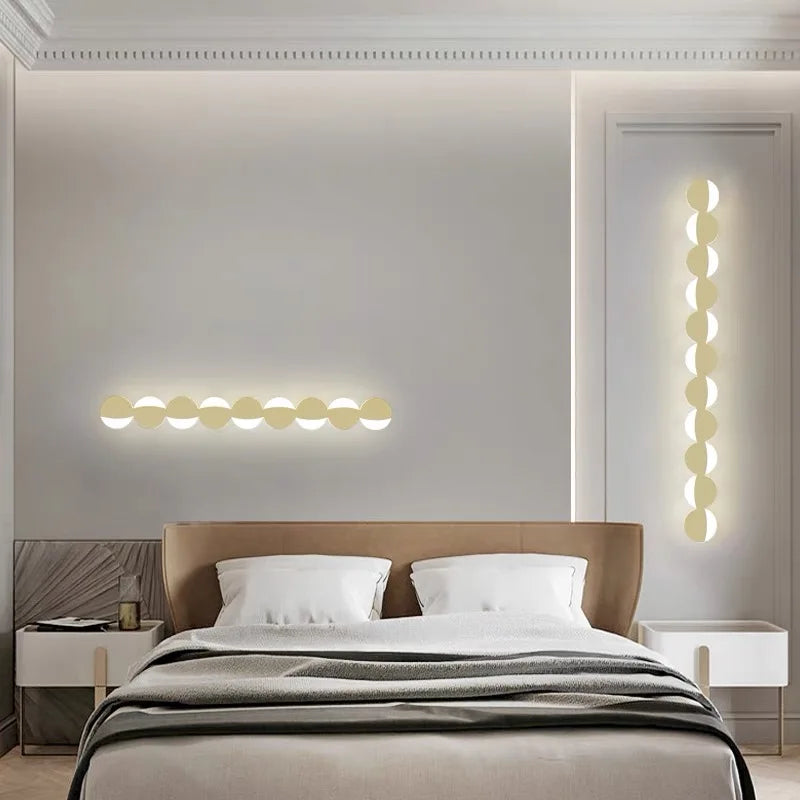 Spherical LED Wall Lamp for Bedroom and Living Room