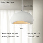 Nordic Cream Style Wabi Sabi LED Pendant Light - Retro Loft Design