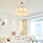 Cream Wind LED Chandelier for Master Bedroom, Living Room & Children's Room