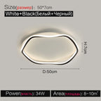 Bedroom Ceiling Lamps: Modern LED, Master Bedroom Minimalist, Ins Style