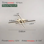 2023 Nordic LED Ceiling Chandelier for Living, Dining, and Bedroom