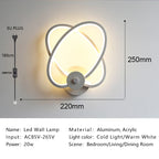 Modern Nordic LED Wall Lamp Sconce Light for Bedroom Living Room Aisle
