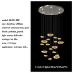 LED Drop Chandelier Lighting for Living & Dining Room Decor