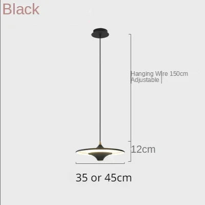 UFO Chandelier: Nordic Dining Table LED Light Fixture