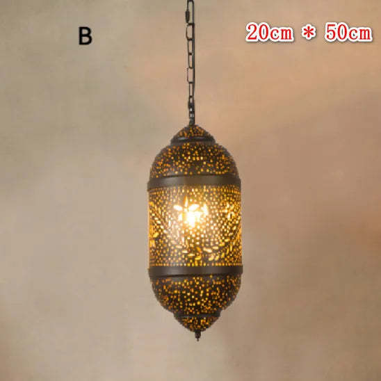 Turkish Pendant Lamp: LED Morocco Lighting for Restaurant, Bar, and Hallway