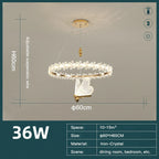 Crystal LED Chandelier for Home Decor & Luxury Lighting