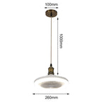 Modern 30W LED Ceiling Fan Light for Bedroom, Kitchen & Balcony