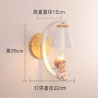 Angel Girl Bedroom Wall Sconces LED Light Fixtures