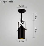 Retro Loft Industrial Spotlight Pendant Light for Kitchen Bar Lighting