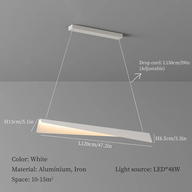 Modern LED Chandelier for Ceiling Restaurant, Creative Pendant Lights, Minimalist Loft Room Decor.