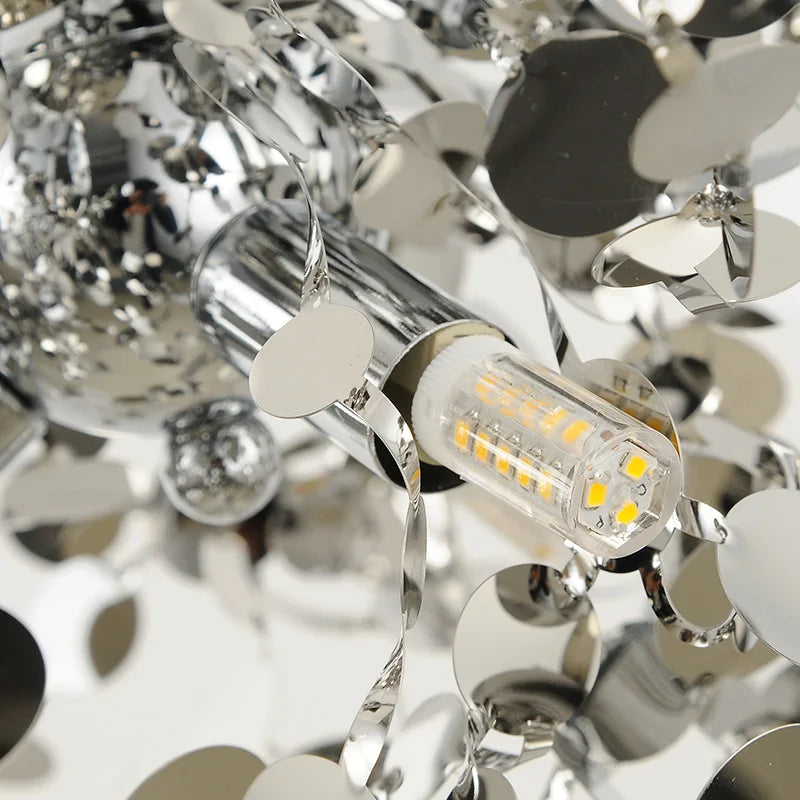 Stainless Steel Hanging Lamps for Ceiling Bar Pendant Lights Restaurant Luxury Chandelier